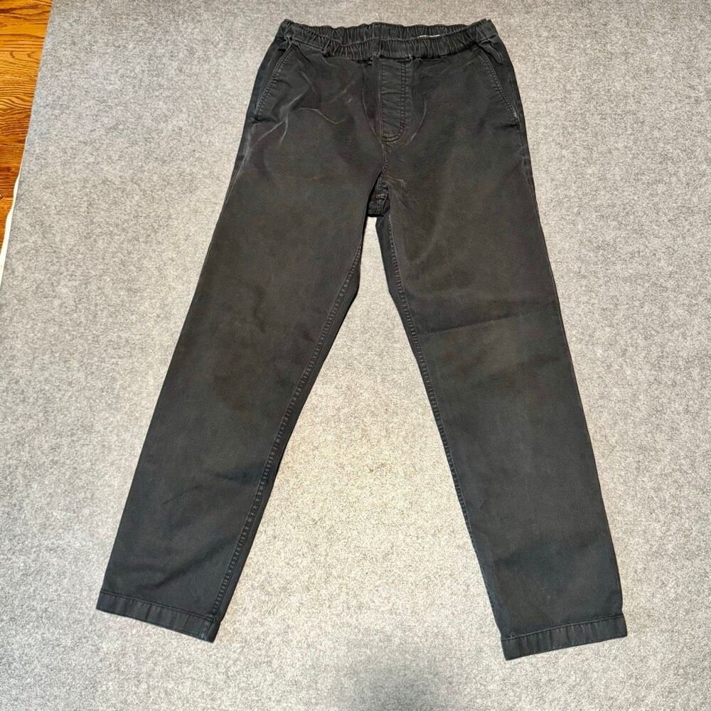 Outerknown The Tides Black Elastic Waist Pants. Worn look. Size Medium.